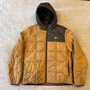 Lacoste Men's Waterproof Padded Hood Puffer Jacket (M)